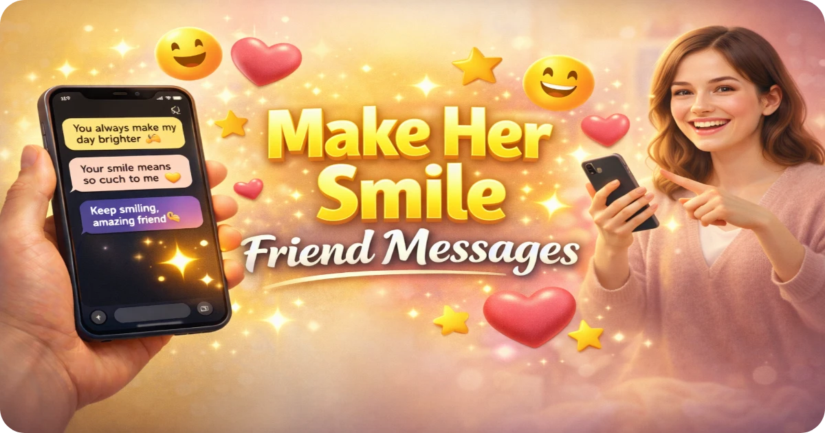 messages-for-a-friend-to-make-her-smile