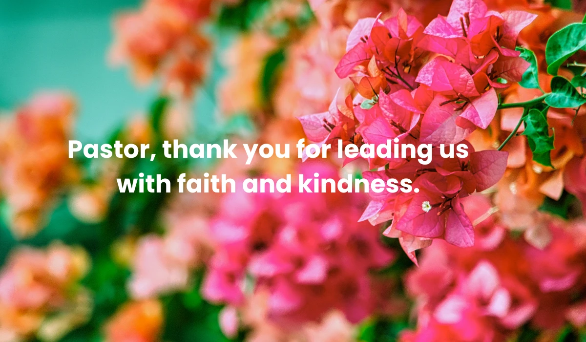 Appreciation Pastor Messages