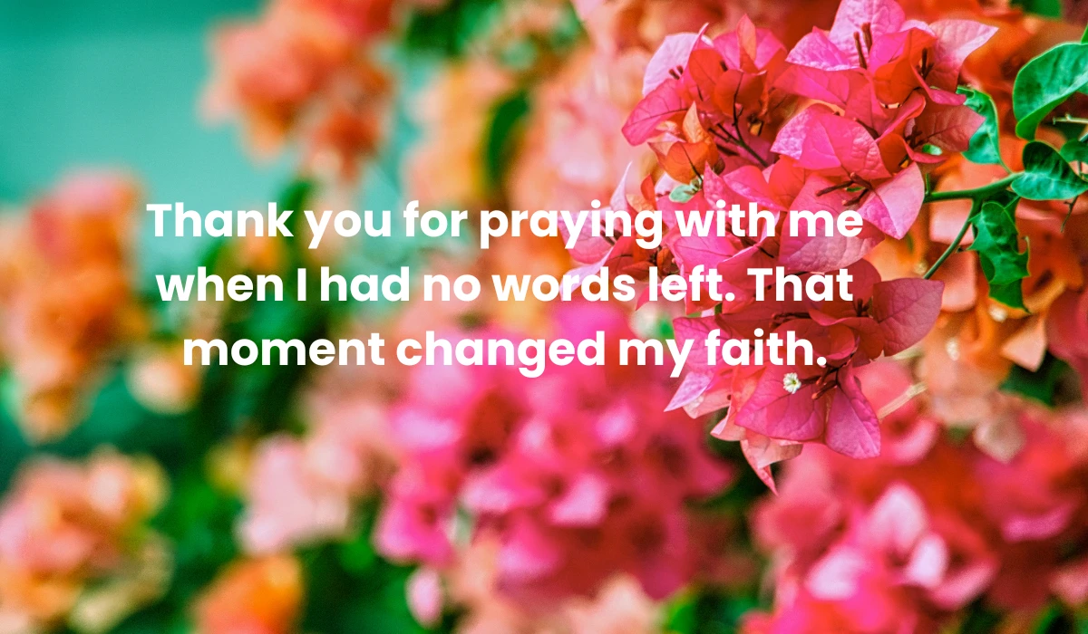 Thank You Messages for Pastor